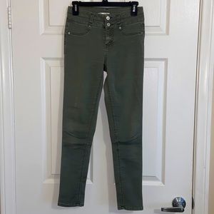 Juniors Olive Green Skinny Pants